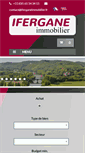 Mobile Screenshot of iferganeimmobilier.fr