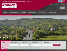Tablet Screenshot of iferganeimmobilier.fr